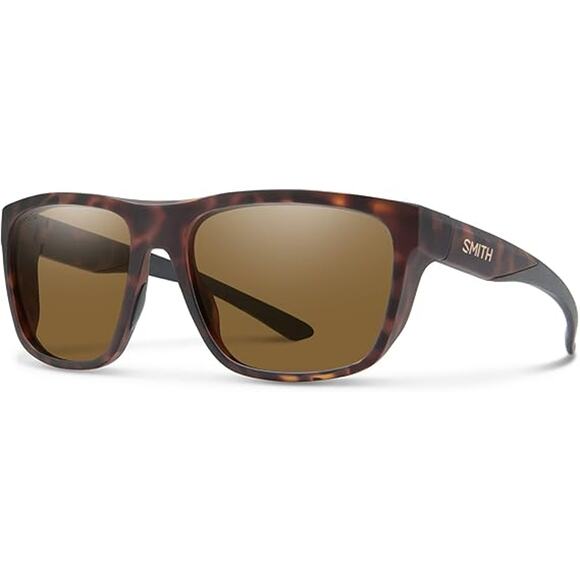 NWT SMITH Barra Sunglasses Matte Tortoise Brown ChromaPop Polarized Men Women - Picture 1 of 3